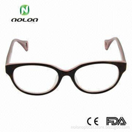 Pink Acetate Eyewear with trim, OEM/ODM Orders and Logos Available